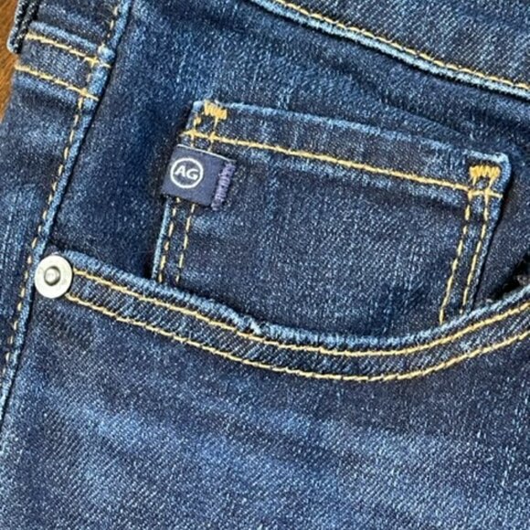 AG Adriano Goldschmied Mid Rise Straight Leg Harper Denim Jeans 26R - Picture 11 of 12